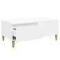 Couchtisch Weiß 90x50x36,5 cm Holzwerkstoff Couchtisch Weiß 90x50x36,5 cm Holzwerkstoff