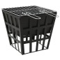 2-in-1 Feuerstelle und Grill 34x34x48 cm Stahl 2-in-1 Feuerstelle und Grill 34x34x48 cm Stahl