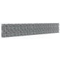 Gabionenwand mit Abdeckung Verzinkter Stahl 600×30×100 cm Gabionenwand mit Abdeckung Verzinkter Stahl 600×30×100 cm