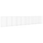 Gabionenwand mit Abdeckung Verzinkter Stahl 600×30×100 cm Gabionenwand mit Abdeckung Verzinkter Stahl 600×30×100 cm