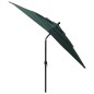 Sonnenschirm mit Aluminium-Mast 3-lagig Grün 2,5x2,5 m Sonnenschirm mit Aluminium-Mast 3-lagig Grün 2,5x2,5 m