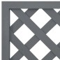 Blumenkasten mit Rankgitter Grau 65x33x135 cm WPC Blumenkasten mit Rankgitter Grau 65x33x135 cm WPC
