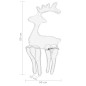 Rentier Weihnachtsdekoration mit Mesh 306 LEDs 60x24x89 cm Rentier Weihnachtsdekoration mit Mesh 306 LEDs 60x24x89 cm
