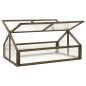 Gewächshaus Grau 114x80x50 cm Tannenholz Gewächshaus Grau 114x80x50 cm Tannenholz