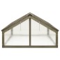 Gewächshaus Grau 114x80x50 cm Tannenholz Gewächshaus Grau 114x80x50 cm Tannenholz