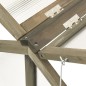 Gewächshaus Grau 114x80x50 cm Tannenholz Gewächshaus Grau 114x80x50 cm Tannenholz