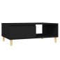 Couchtisch Schwarz 90x60x35 cm Holzwerkstoff Couchtisch Schwarz 90x60x35 cm Holzwerkstoff