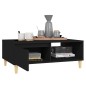 Couchtisch Schwarz 90x60x35 cm Holzwerkstoff Couchtisch Schwarz 90x60x35 cm Holzwerkstoff