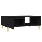 Couchtisch Schwarz 90x60x35 cm Holzwerkstoff Couchtisch Schwarz 90x60x35 cm Holzwerkstoff