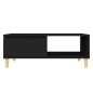 Couchtisch Schwarz 90x60x35 cm Holzwerkstoff Couchtisch Schwarz 90x60x35 cm Holzwerkstoff