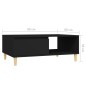 Couchtisch Schwarz 90x60x35 cm Holzwerkstoff Couchtisch Schwarz 90x60x35 cm Holzwerkstoff