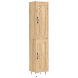 Highboard Sonoma-Eiche 34,5x34x180 cm Holzwerkstoff