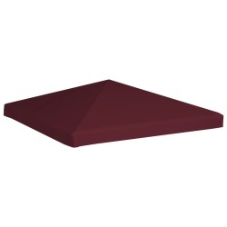 vidaXL Pavillondach 310 g / m² 3x3 m Weinrot 