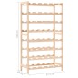 vidaXL Weinregal Zedernholz 57,5 x 28 x 102 cm vidaXL Weinregal Zedernholz 57,5 x 28 x 102 cm