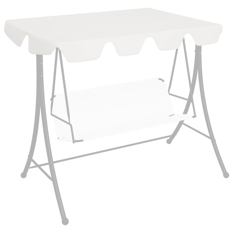 Ersatzdach für Hollywoodschaukel Weiß 150/130x70/105 cm Ersatzdach für Hollywoodschaukel Weiß 150/130x70/105 cm