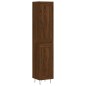 Highboard Braun Eichen-Optik 34,5x34x180 cm Holzwerkstoff Highboard Braun Eichen-Optik 34,5x34x180 cm Holzwerkstoff