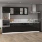 Hängeschrank Hochglanz-Schwarz 39,5x31x60 cm Holzwerkstoff Hängeschrank Hochglanz-Schwarz 39,5x31x60 cm Holzwerkstoff
