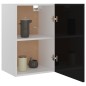 Hängeschrank Hochglanz-Schwarz 39,5x31x60 cm Holzwerkstoff Hängeschrank Hochglanz-Schwarz 39,5x31x60 cm Holzwerkstoff