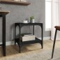 TV-Schrank Schwarz 40x33x41 cm Holzwerkstoff und Stahl TV-Schrank Schwarz 40x33x41 cm Holzwerkstoff und Stahl