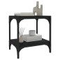 TV-Schrank Schwarz 40x33x41 cm Holzwerkstoff und Stahl TV-Schrank Schwarz 40x33x41 cm Holzwerkstoff und Stahl