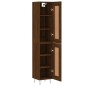 Highboard Braun Eichen-Optik 34,5x34x180 cm Holzwerkstoff Highboard Braun Eichen-Optik 34,5x34x180 cm Holzwerkstoff
