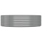 Hochbeet Pulverbeschichteter Stahl 214x140x36 cm Grau Hochbeet Pulverbeschichteter Stahl 214x140x36 cm Grau