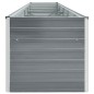 Garten-Hochbeet Verzinkter Stahl 400x80x45 cm Grau Garten-Hochbeet Verzinkter Stahl 400x80x45 cm Grau