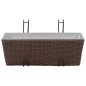 2 x Blumentopf Blumenkübel Übertopf Pflanzenkübel Braun 50 cm 2 x Blumentopf Blumenkübel Übertopf Pflanzenkübel Braun 50 cm