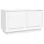 TV-Schrank Weiß 80x35x45 cm Holzwerkstoff TV-Schrank Weiß 80x35x45 cm Holzwerkstoff