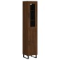 Highboard Braun Eichen-Optik 34,5x34x180 cm Holzwerkstoff Highboard Braun Eichen-Optik 34,5x34x180 cm Holzwerkstoff