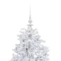Schneiender Weihnachtsbaum mit Schirmfuß Weiß 140 cm Schneiender Weihnachtsbaum mit Schirmfuß Weiß 140 cm