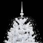 Schneiender Weihnachtsbaum mit Schirmfuß Weiß 140 cm Schneiender Weihnachtsbaum mit Schirmfuß Weiß 140 cm