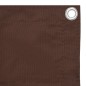 Balkon-Sichtschutz Braun 90x500 cm Oxford-Gewebe Balkon-Sichtschutz Braun 90x500 cm Oxford-Gewebe