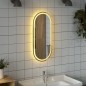 vidaXL LED-Badspiegel 80x35 cm Oval vidaXL LED-Badspiegel 80x35 cm Oval