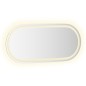 vidaXL LED-Badspiegel 80x35 cm Oval vidaXL LED-Badspiegel 80x35 cm Oval