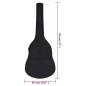 Gitarrentasche für 1/2 Klassikgitarre Schwarz 94x35 cm Stoff Gitarrentasche für 1/2 Klassikgitarre Schwarz 94x35 cm Stoff
