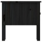 Beistelltische 2 Stk. Schwarz 50x50x49 cm Massivholz Kiefer Beistelltische 2 Stk. Schwarz 50x50x49 cm Massivholz Kiefer