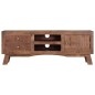 TV-Schrank 110x30x40 cm Raues Mangoholz TV-Schrank 110x30x40 cm Raues Mangoholz