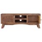 TV-Schrank 110x30x40 cm Raues Mangoholz TV-Schrank 110x30x40 cm Raues Mangoholz