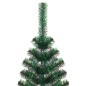 Künstlicher Weihnachtsbaum Schillernde Spitzen Grün 210 cm PVC Künstlicher Weihnachtsbaum Schillernde Spitzen Grün 210 cm PVC