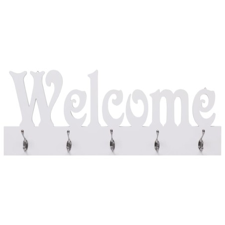 Wandgarderobe WELCOME Weiß 74 x 29,5 cm