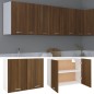 vidaXL Hängeschrank Braun Eichen-Optik 80x31x60 cm Holzwerkstoff vidaXL Hängeschrank Braun Eichen-Optik 80x31x60 cm Holzwerkstoff