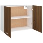 vidaXL Hängeschrank Braun Eichen-Optik 80x31x60 cm Holzwerkstoff vidaXL Hängeschrank Braun Eichen-Optik 80x31x60 cm Holzwerkstoff