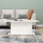 vidaXL Couchtisch Hochglanz-Weiß 102x55,5x40 cm Holzwerkstoff vidaXL Couchtisch Hochglanz-Weiß 102x55,5x40 cm Holzwerkstoff