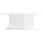 vidaXL Couchtisch Hochglanz-Weiß 102x55,5x40 cm Holzwerkstoff vidaXL Couchtisch Hochglanz-Weiß 102x55,5x40 cm Holzwerkstoff