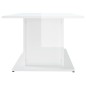 vidaXL Couchtisch Hochglanz-Weiß 102x55,5x40 cm Holzwerkstoff vidaXL Couchtisch Hochglanz-Weiß 102x55,5x40 cm Holzwerkstoff