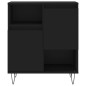 Sideboards 3 Stk. Schwarz Holzwerkstoff Sideboards 3 Stk. Schwarz Holzwerkstoff