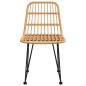Gartenstühle 2 Stk. 48x62x84 cm PE-Rattan Gartenstühle 2 Stk. 48x62x84 cm PE-Rattan