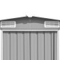 Gerätehaus Grau 257x990x181 cm Verzinkter Stahl Gerätehaus Grau 257x990x181 cm Verzinkter Stahl