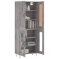 Highboard Grau Sonoma 69,5x34x180 cm Holzwerkstoff Highboard Grau Sonoma 69,5x34x180 cm Holzwerkstoff